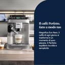 De’Longhi Magnifica Evo Next – Perfetto Macchina da Caffè Automatica, LatteCrema Montalatte Automatico, 13 Bevande in un Solo Tocco, Display Touch a Colori, Argento e Nero (ECAM312.80.SB) - 2