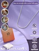 Dochais Collana Argento 925 Donna Ragazze 1mm/2mm Catenina Argento 925 Donna Sottile 41/46/51/56 cm Collane Minimaliste Regali Gioielli - 7