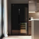 Cecotec Frigorífico 3 puertas Bolero CoolMarket TDW 548 Black Glass E, Clase E, 548 L, Diseño T Door, Compresor Inverter Plus, Total No Frost, Metal Cooling, Multi AirFlow, Fast Cooling & Freezing - 4