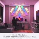 Nanoleaf Shapes Triangle Starter Kit, 9 Smart Light Panels LED RGBW - Modular Wi-Fi Colour Changing Wall Lights, Works with Alexa Google Assistant Apple Homekit, for Room Decor & Gaming - 4