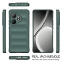 ESTH® Liquid Silicone Hülle für Realme GT 6T 5G/Realme GT Neo6/GT Neo6 SE mit Antibakteriellem Schutz und Kratzfestes weichem Mikrofaserfutter, Rundumschutz Stoßfeste Handyhülle Case, Grün - 3