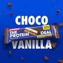 Enervit, The Protein Deal Choco & Vanilla Dream, Barrette Proteiche, Gusto Vaniglia e Cioccolato Fondente, 20g di Proteine, 0,2g di Zuccheri, Snack Goloso e Salutare, Senza Glutine, 12 Barrette da 55g - 2