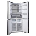 CHiQ Frigorifero americano Cross Door,Total No Frost, Grande capacità 415 Litri,Zona multi-temperatura Care+,SuperCool,182.5cm,compressore Smart Inverter,37db,Nero,Frigo 4 porte - 7