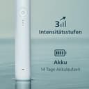 Philips Sonicare Series 3100 Elektrische Zahnbürste – Schallzahnbürste mit Drucksensor, drei Intensitätsstufen, EasyStart, SmarTimer, 14 Tage Laufzeit, Reiseetui, Weiß, HX4033/21, [Neu] - 5