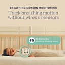 Nanit Pro Babyphone mit Kamera, Bodenständer - Baby Kamera mit 1080p Video & Audio, Schlaftrainer, WLAN, iOS/Android - Weiß - 3