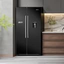 Hisense RS741N4WBE Freestanding American Side by side Door American Fridge Freezer 578 litre, Black, with Non-Plumbed Water Dispenser, Black, 90.8 × 179.3 × 74.3 cm (W×H×D) - 13
