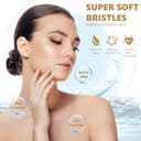 2 Pezzi Spazzola viso per il Contorno linfatico, Spazzola viso a Secco, Strumento Massaggiatore per Scolpire il Viso, Si Adatta Alla Pelle con Precisione e Allevia la Stanchezza, Mento e Mascella - 4