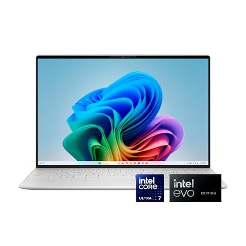 Dell XPS 13 (9350) Laptop Copilot+ PC 13.4'' FHD+ 120Hz, Intel Core Ultra 7 Series 2 - Intel Evo Edition, Intel ARC Graphics, 32GB RAM, 1TB SSD, Windows 11 Home, UK Qwerty Backlit Keyboard, Platinum