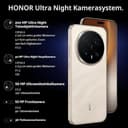 HONOR Magic8 Pro 5G Handy, 200 MP AI-Super-Nachtkamera, 50 MP AI-Selfie-Kamera, 6270 mAh ganztägiger Akku, 12 GB RAM 512 GB, IP68, IP69 & IP69 K, wasser- und staubabweisend, Dual-SIM, Android 16, Gold - 5