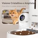 DAISTERN Distributore Automatico Cibo WiFi per Gatti e Cani con Telecamera HD 1080P, Dispenser Crocchette con Camera Rimovibile, Visione Notturna, Supporto 2,4G/5G, AI Funzione, Tuya App - 2
