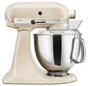 KitchenAid 4.8 Litre ARTISAN STAND MIXER 5KSM175PS with bowls and standard attachments (Almond Cream) - 1