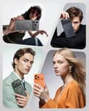 TOCOL Funda para iPhone 17 Pro, Protección Lente Cámara, Anillo Magnético Integrado, Compatible con Magsafe, Protección contra Caídas, Translúcida Mate Trasera, Titanio Negro - 8