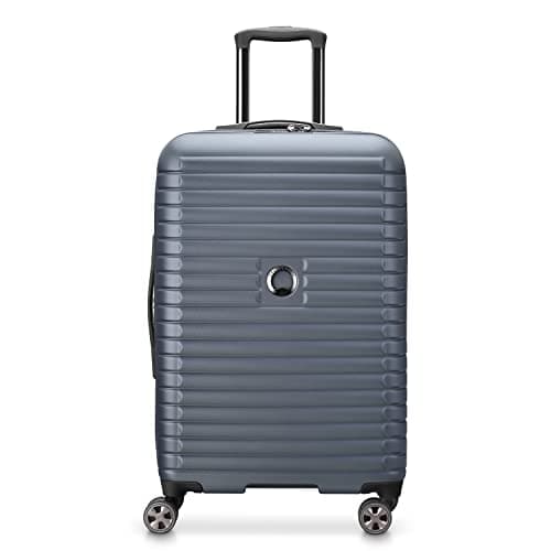 DELSEY PARIS Cruise 3.0 Hardside Expandable Luggage with Spinner Wheels, Graphite, Checked-Medium 24 Inch, Cruise 3.0 Hardside Expandable Luggage with Spinner Wheels