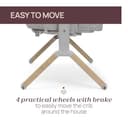 Chicco Next2Me Armonia, Cuna para recién Nacidos, Cuna Colecho, barandilla abatible, 11 Niveles de Altura, Altura Regulable de 66 a 83 cm, 4 Ruedas, excelente circulación del Aire, Gris Claro Melange - 2