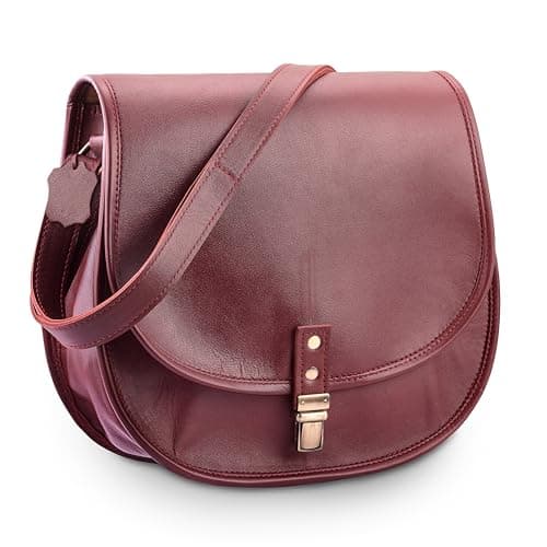 URBAN LEATHER Bolso Bandolera Para Mujer, De Piel Auténtica, Estilo Bohemio, Hippie, Hecho A Mano, Vintage, Para Viajes, Cruzado, Para Mujer, Marrón, Mediano