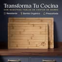 Deer & Oak Tabla de cortar de bambú de ciervo y roble (XL + XXL) - 3