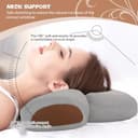 3 in 1 Neck Massager Almohada, Masajeador Espalda y Cervical Almohada con Vibración y Tracción, para Hogar y Oficina Aliviar el Dolor De Tejidos Profundos (Gris) - 6