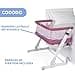 Chicco Next2Me Pop Up Baby Cot for Newborns, Co-Sleep Cot, Compact Closure, Portable Anywhere, Folding Latches, Height Adjustable, Includes Mattress and Travel Bag, Pink - 3