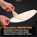 Everalo Pinlock Compatibile con Shoei Nxr 2 - Z8 - Xspr Pro - X15 - Cwr F2 – Lente Antiappannamento DKS304 Compatibile - 5