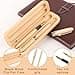 ZHYUAN Pen in Gift Box, Wooden Ballpoint Pen, Rollerball Pen, Fountain Pen, Fountain Pen, Ballpoint Pen and Fountain Pen, Suitable for Learning for Exams - 3