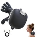 Massaggiatore Cervicale Collo Spalle con Mani - yorraka Massaggio Elettrico per Collo con 3 Modalità e 2 Livelli di Calore - Neck Massager Wireless - Massaggiatori Cervicali (Nero) - 1