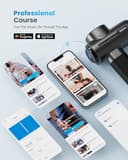 RENPHO Massagepistole mit Wärme und Kälte, Massage Gun mit App und 5 Massageköpfe, Tragbare Percussion Elektrische Handmassagepistole, Muskelmassagepistole für Männer und Frauen, Active+ Thermacool - 5