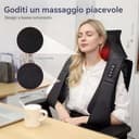 Masajeador Cervical y Espalda, Masajeador con Función de Calor, Masajeador Cervical con 3D Rotación y Masaje de Amasamiento Shiatsu Intensidad Ajustable, Maseajor Cervical y Espalda para Casa y Viaje - 8