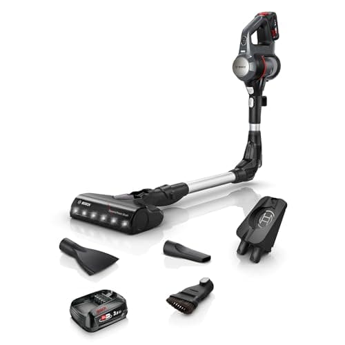 Bosch - Aspirador sin Cable Unlimited 7, Cepillo 2 en 1, Acero, BBS712A