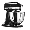 KitchenAid Küchenmaschine - Artisan - Kippbarem Food Processor - Teigknetmaschine mit 3 Zubehör und Schüssel aus Edelstahl - 4.8 L - Onyx schwarz - 2