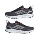 adidas Uomo RUNFALCON 5 TR Running Shoes, Core Black/Silver Metallic/Carbon, 44 EU - 12