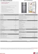 LG GTF744PZPED Frigorifero Doppia Porta, Classe E, 509l, Wi-fi, Door Cooling, Gestione Umidità,dispenser Acqua, Cassetto 0 Gradi, Fabbricatore Del Ghiaccio, Compressore Smart Inverter, Inox - 20