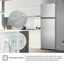 Hisense RT327N4ACE Frigorifero Doppia Porta a libera installazione Total No Frost, sistema di ventilazione Multi Air Flow, Larghezza 55 cm, Colore Inox, Capacità netta 249 L - 7