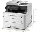 Brother MFCL3770CDW Stampante Multifunzione Colori LED, FAX, 24 ppm, Copia, Scansione Fronte/Retro Automatici, Rete Cablata, Wi-Fi, NFC, USB 2.0 Hi-Speed, ADF 50 Fogli, Touchscreen, Toner 1000 Pagine - 3