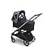 Bugaboo Dragonfly Sun Canopy with Ventilation Windows, Extendable for Extra and Optimal Sun Protection, Water-Repellent, Seaside Blue - 1