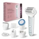 Panasonic ES-EY90-A511 Wet and Dry Epilator, Double Disc with 60 Tweezers, Flexible 90° Pivoting Head, 3 Speed Seting & LED Light, Up to 30 Minutes Operation Time. - 1