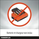 POWER plus - Soffiatore a batteria Dual Power POWDPG75270-40 V, 3 in 1: triturazione, bolle e aspirazione, velocità massima dell'aria di 210 km/h, senza batteria e caricatore - 7