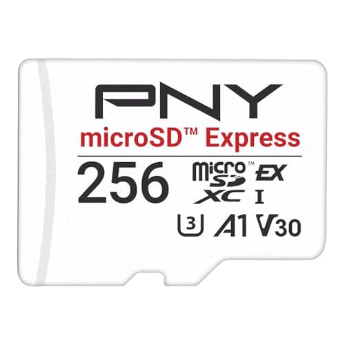 PNY Scheda microSD™ Express GB UHS-I U3 V30 A1, fino a 890MB/s in lettura e fino a 550MB/s in scrittura, ideale per dispositivi compatibili con microSD Express come Nintendo Switch 2