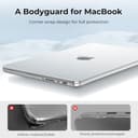 EooCoo Compatible with MacBook Pro 16 inch Case 2025 M4 A3403 A3186 M3 A2991 M2 A2780 M1 A2485 Pro/Max Chip 2024-2021, Transparent Hard Shell for Mac Book Pro 16.2" Smooth Plastic Cover, Crystal Clear - 3