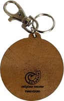 Etabeta Artigiano Toscano – Portachiavi Cane Inciso in Vero Cuoio, Fatto a Mano in Italia (Husky) - 2