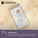 Motorola Baby Monitor VM65X - 5" WiFi Video Baby Monitor with Camera & Flexible Crib Mount, HD 1080p - Connects to Smart Phone App, 1000ft, 2-Way Audio, Remote Pan-Tilt-Zoom, Room Temp, Night Vision - 4