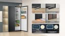 TCL 605L Side by Side No Frost American Fridge Freezer,Built-in Water Dispenser, Metal cooling Odour Free Non-plumbed 2.3L freshwater reserve, 68Dx91.3Wx185H centimetres Energy Class D - 8