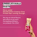 MaxiNutrition Creamy Core Bar Chocolate Cookie & Milk, 12x45g Filled-Protein-Riegel, 36% Eiweißgehalt 16g je Riegel, low Sugar (3,7g), ohne Zuckerzusatz, ohne künstliche Aromen - 4