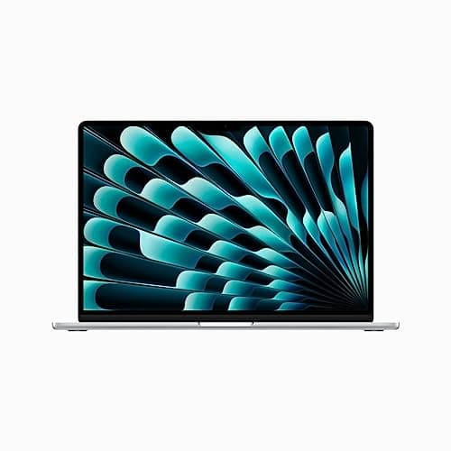 Apple 2023 MacBook Air laptop with M2 chip: 15.3-inch Liquid Retina display, 8GB RAM, 512GB SSD storage, backlit keyboard, 1080p FaceTime HD camera, Touch ID. Works with iPhone/iPad; Silver