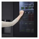 LG GSXE91EVAD Frigorifero Americano Side by Side InstaView Door-in-Door, Classe D, 628 L, Wi-Fi, Frigorifero con Dispenser Acqua UVnano Senza Allaccio, Tecnologia Door and Linear Cooling, Acciaio Nero - 21