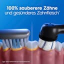 Oral-B iO Series 3 Plus Edition Elektrische Zahnbürste — Electric Toothbrush, Inkl. 3 Aufsteckbürsten, 3 Putzmodi für Zahnpflege — Designed by Braun, GUT GETESTET von STIFTUNG WARENTEST, Schwarz - 7