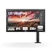 LG 32UN880K Monitor 32 Inch Ultra HD 4K Ergo, IPS, 3840 x 2160, HDR 10, DCI-P3 95 Percent, Ergo Stand Adjustable in All Directions, Stereo Speaker 10 W - 1