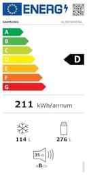 Samsung RB38C600DSA/EF Kühl-Gefrierkombination, 203 cm, 390 l, AI-Kühlschrank mit Gefrierfach, Wifi & AI Energy Mode, No Frost+, SpaceMax, Edelstahl Look - 8