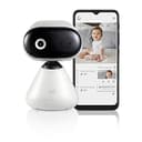 Motorola Nursery PIP1000 Baby Monitor con Cámara - Cámara para bebés con control de aplicación - Monitor de bebé - Visión nocturna y comunicación bidireccional - Montaje en pared - Blanco - 2