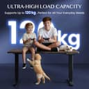 FLEXISPOT EC4 Scrivania Regolabile in Altezza con 2 Motori Potenti, Telaio a 3 Livelli, Scrivania Standing Desk Elettrica con Tastiera Intelligente, Capacità di Carico 120 kg. - 3