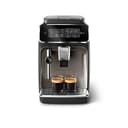Philips Serie 3300 Macchina da caffè automatica - 5 tipi di bevande, Touch screen a colori, Sistema LatteGo, SilentBrew, Macinacaffè in ceramica al 100%, Filtro AquaClean. Cromato Nero (EP3326/90) - 7